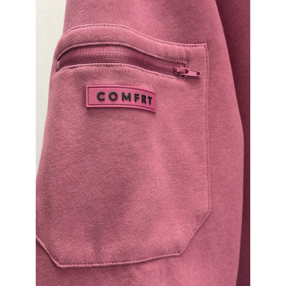 Comfrrt Women's M Mauve 2 Piece Hoodie Jogger Sweat Set Matching Tracksuit - Picture 12 of 16